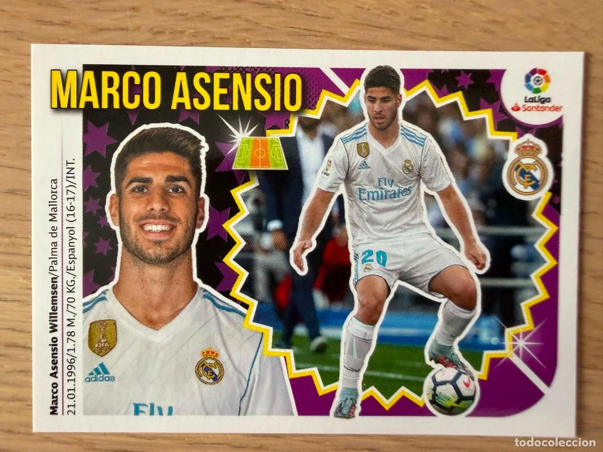 Cromos de f&uacute;tbol: 11A 11 A MARCO ASENSIO REAL MADRID 18 19 2018 2019 LIGA SANTANDER COLECCIONES ESTE SIN PEGAR STICKER