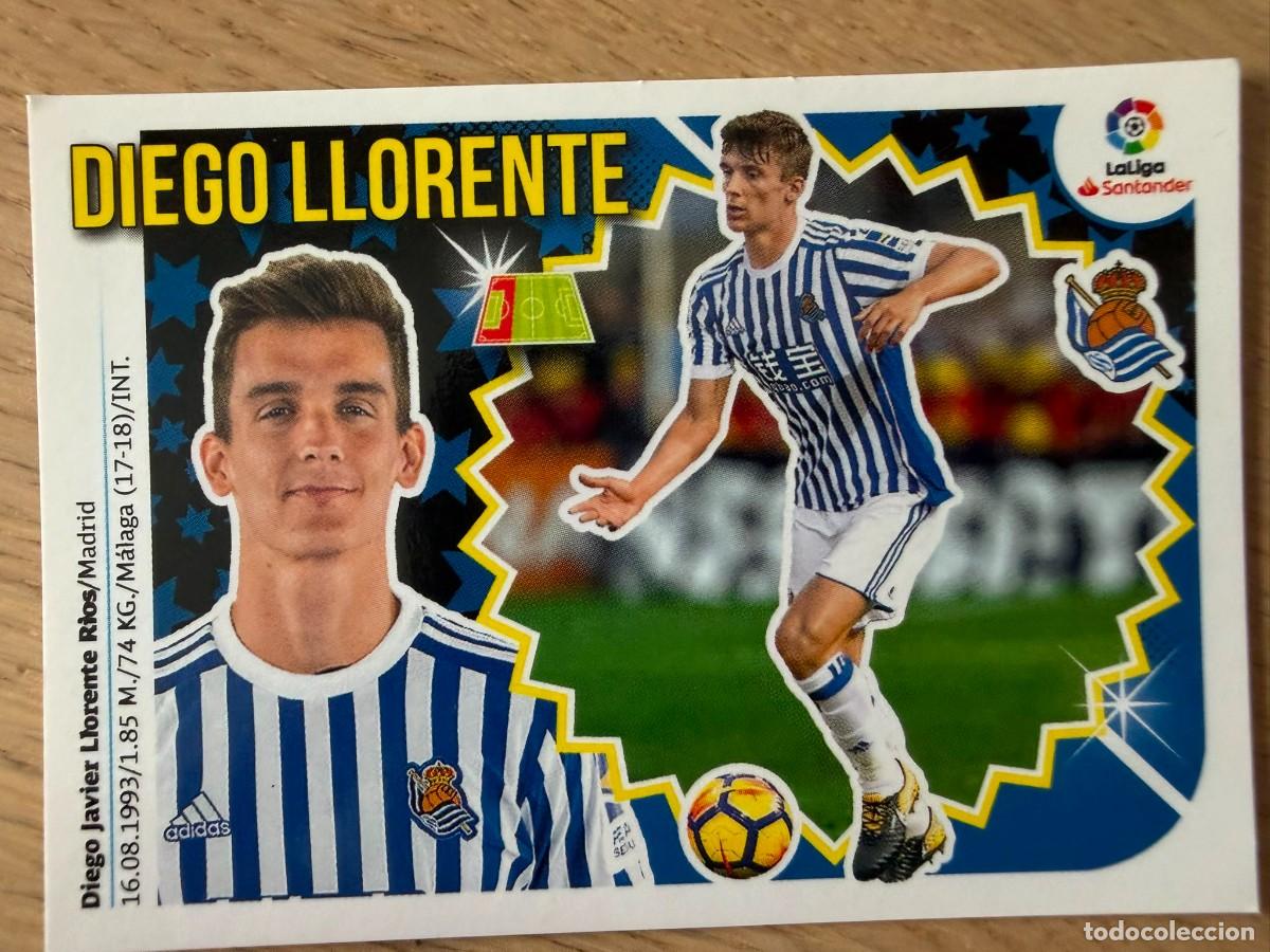 Cromos de f&uacute;tbol: 4 DIEGO LLORENTE REAL SOCIEDAD 18 19 2018 2019 LIGA SANTANDER COLECCIONES ESTE SIN PEGAR STICKER