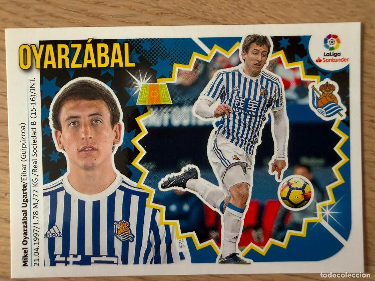Cromos de f&uacute;tbol: 12 OYARZABAL REAL SOCIEDAD 18 19 2018 2019 LIGA SANTANDER COLECCIONES ESTE SIN PEGAR STICKER