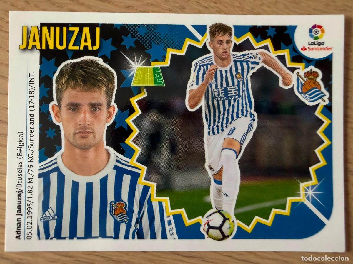 Cromos de f&uacute;tbol: 14 JANUZAJ REAL SOCIEDAD 18 19 2018 2019 LIGA SANTANDER COLECCIONES ESTE SIN PEGAR STICKER