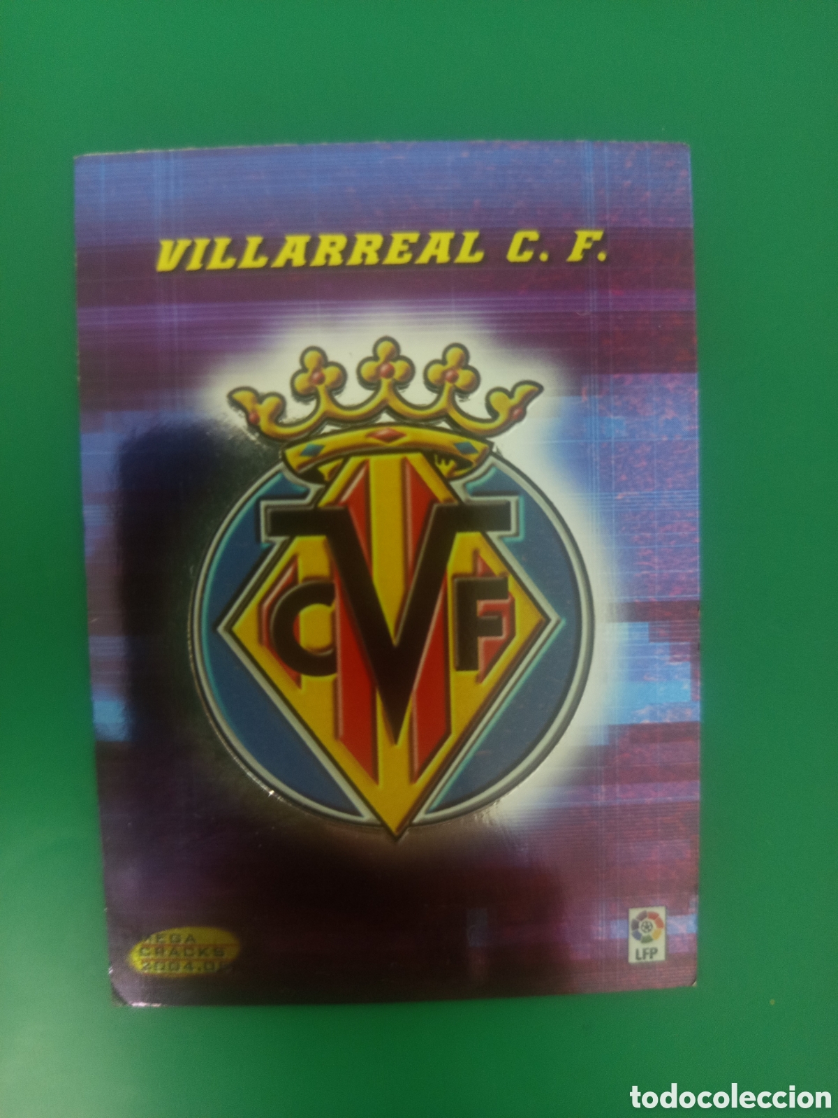 Cartes &agrave; collectionner de Football: ❇️ CROMO ⚽ ESCUDO VILLARREAL MEGACRACKS MGKS 04 05 2004 2005 PANINI SPORTS ❇️