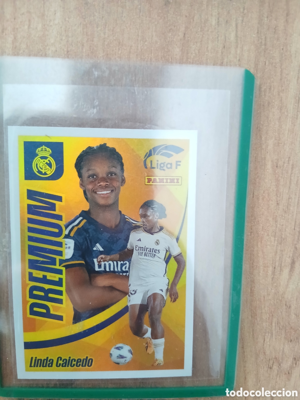Cromos de f&uacute;tbol: LINDA CAICEDO REAL MADRID PREMIUM LIGA F FEMENINA 2023 2024 23 24