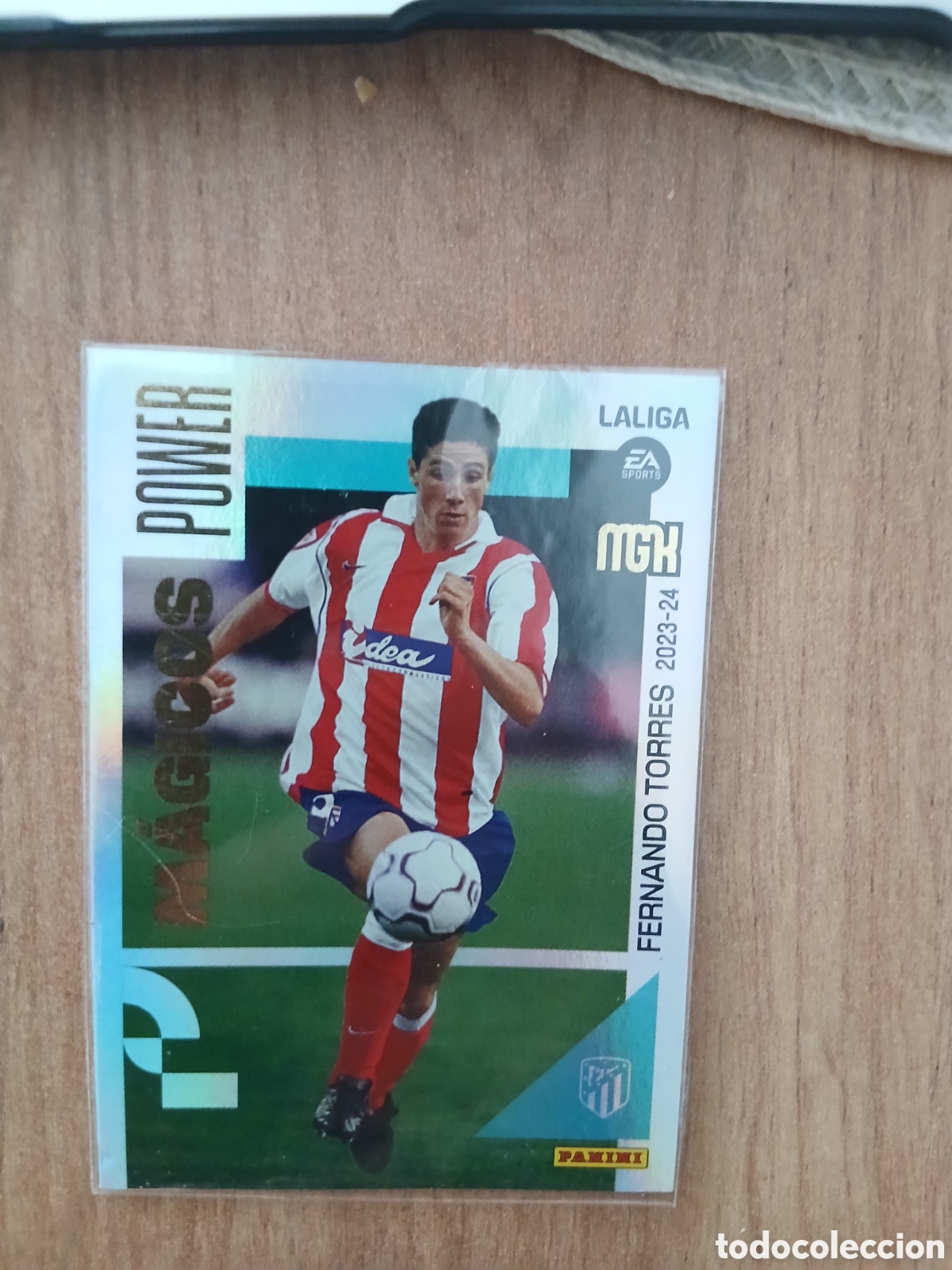 Cromos de f&uacute;tbol: FERNANDO TORRES P436 (ATL&Eacute;TICO MADRID) M&Aacute;GICOS POWER PARALELA MEGACRACKS 2023-2024 CROMO CARTA