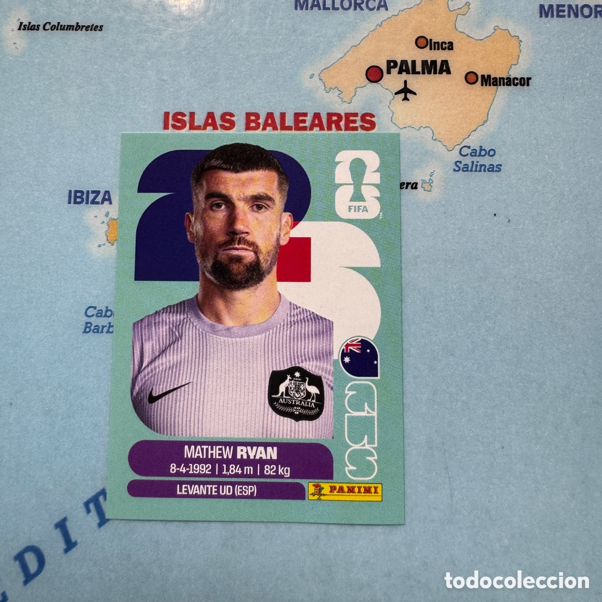 Cromos de f&uacute;tbol: Australia n&uacute;mero 2 cromo panini Mundial Fifa World Cup 2026