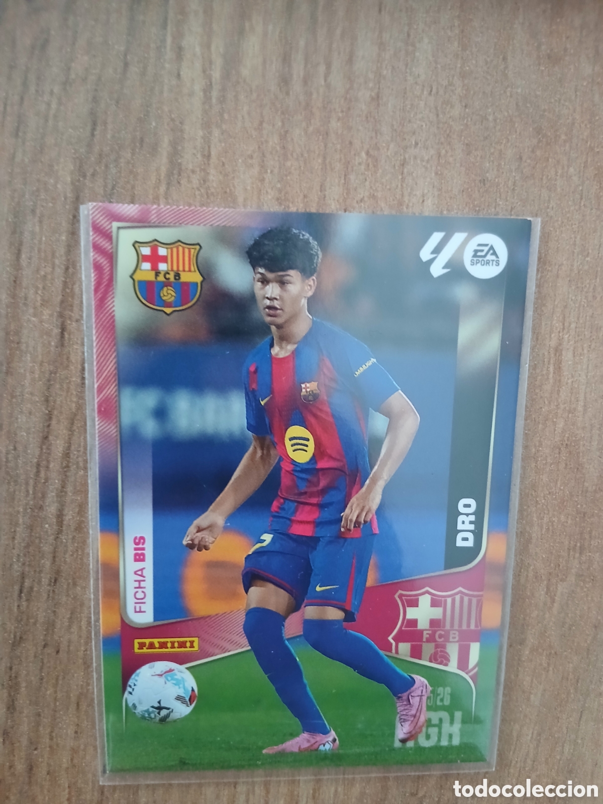 Cromos de f&uacute;tbol: MEGACRACKS DRO 82 FICHA BIS 82 BIS 82BIS BARCELONA LIGA 25 26 2025 2026 MGK PANINI