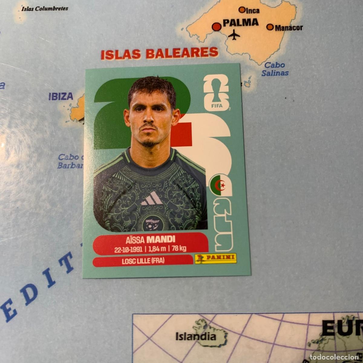 Cromos de f&uacute;tbol: Argelia n&uacute;mero 7 cromo panini Mundial Fifa World Cup 2026