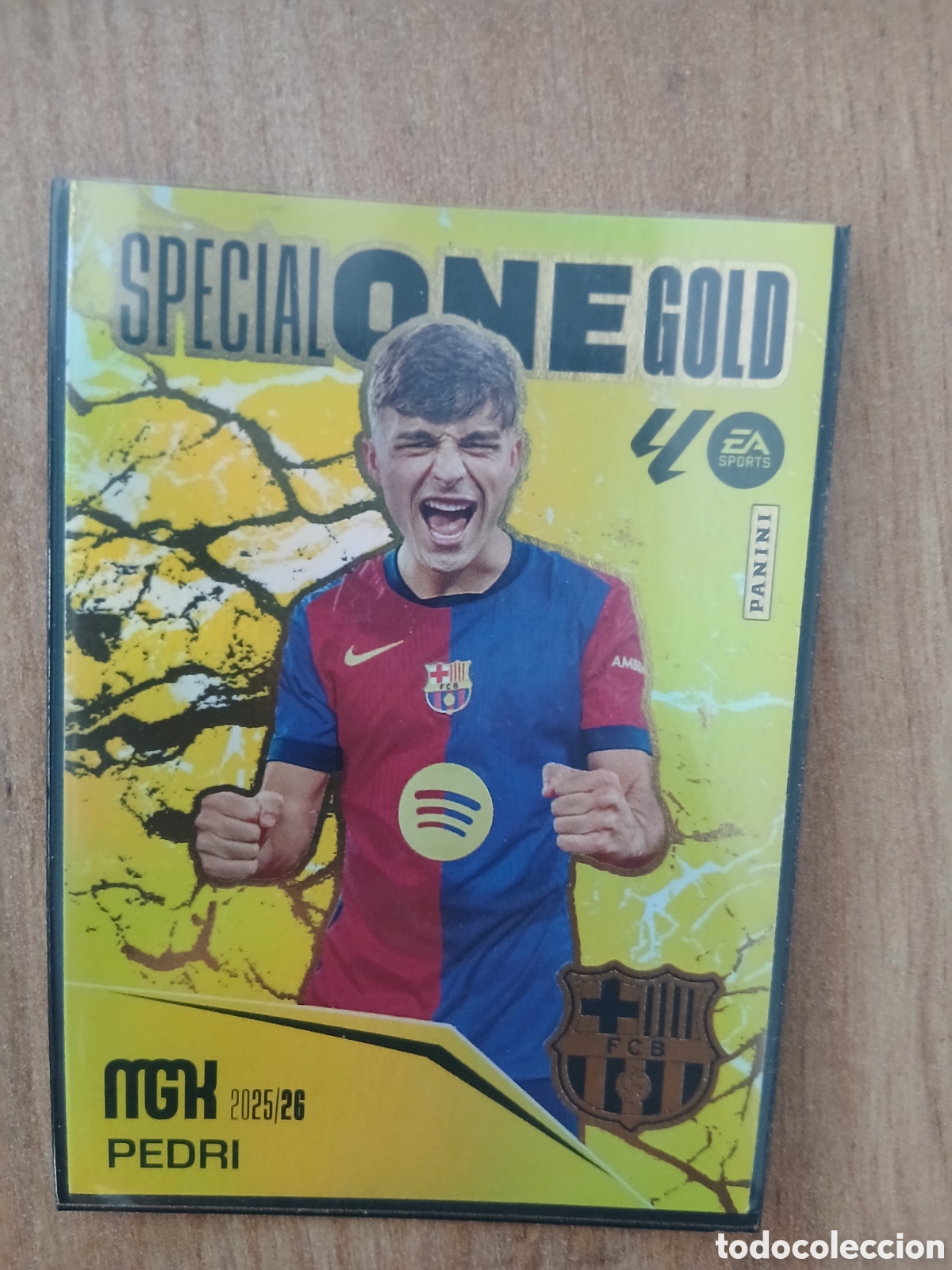 Cromos de f&uacute;tbol: MEGACRACKS 25-26 Special One Gold Pedri FC Barcelona MGK