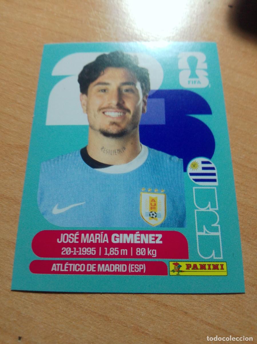 Cromos de Futebol: URU 5 JOSE MARIA GIMENEZ URUGUAY MUNDIAL FIFA WORLD CUP 2026 26 PANINI STICKERS NUEVO