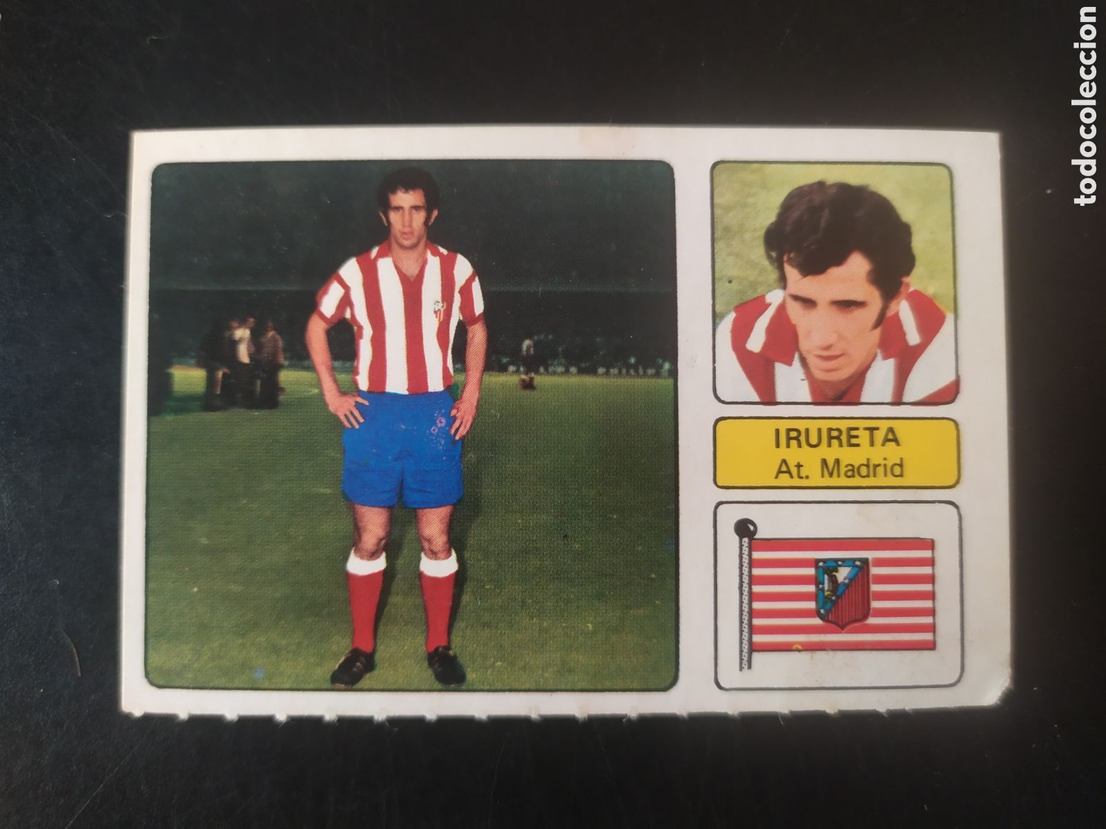 Cromos de f&uacute;tbol: Campeonato Liga 1973 1974 73 74 editorial Fher Irureta Atl&eacute;tico Madrid