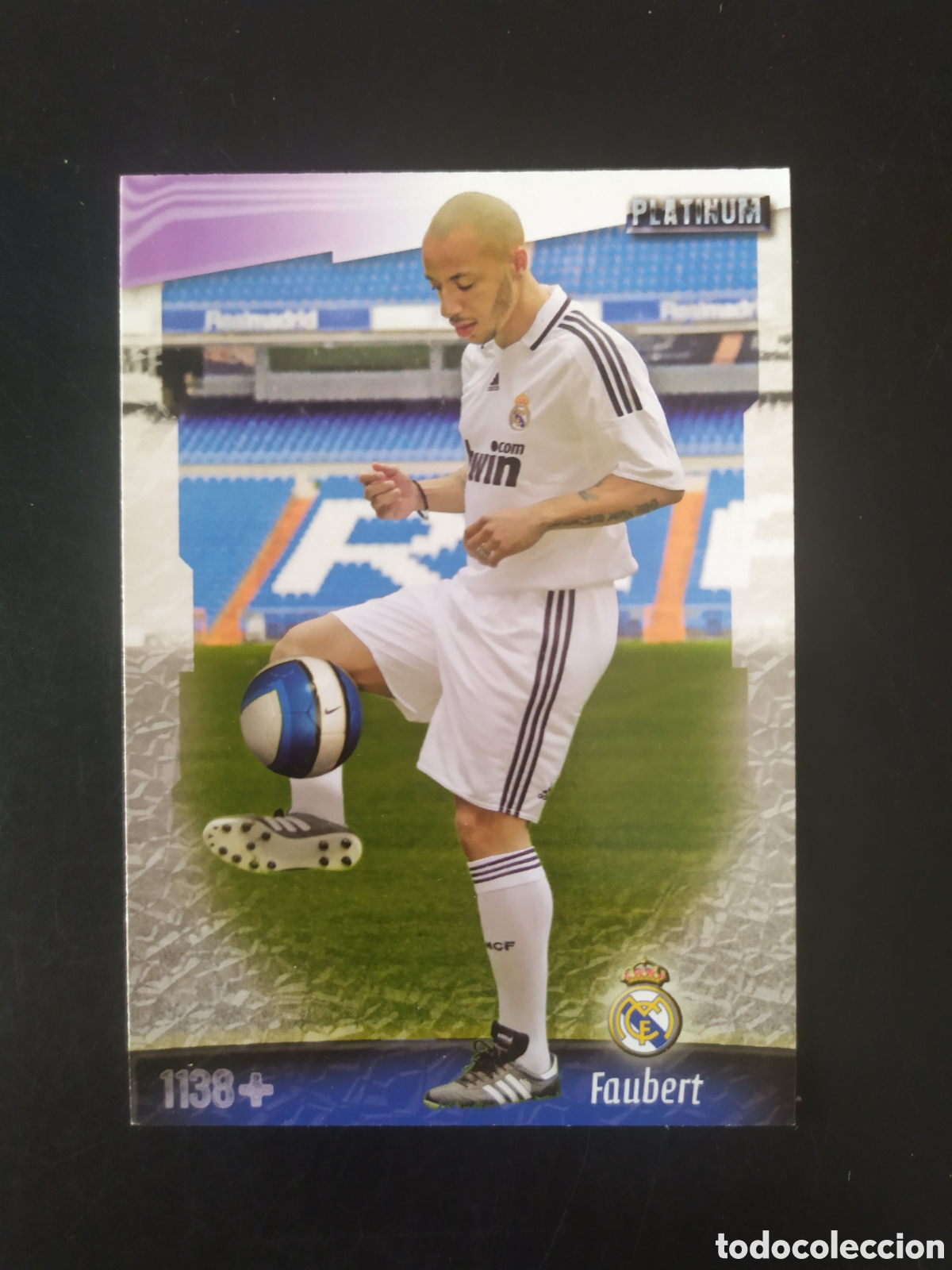 Cromos de f&uacute;tbol: Mundicromo fichas liga 2008 2009 08 09 Faubert n&deg; 1138 Real Madrid
