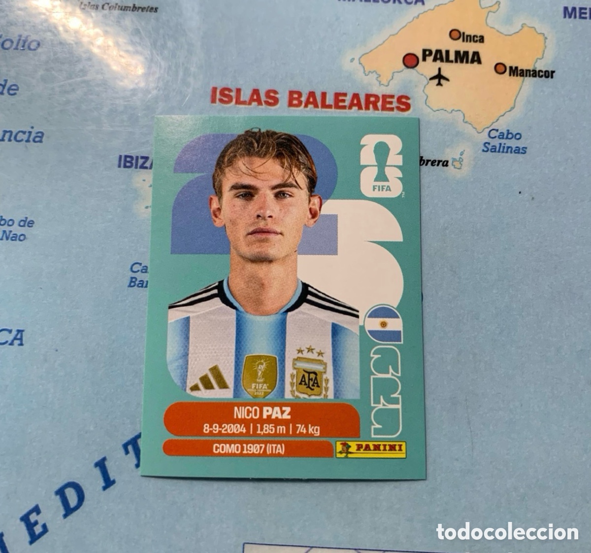 Cromos de f&uacute;tbol: Argentina n&uacute;mero 14 cromo panini Mundial Fifa World Cup 2026