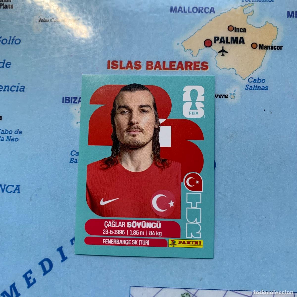 Cromos de f&uacute;tbol: Turquia n&uacute;mero 6 cromo panini Mundial Fifa World Cup 2026