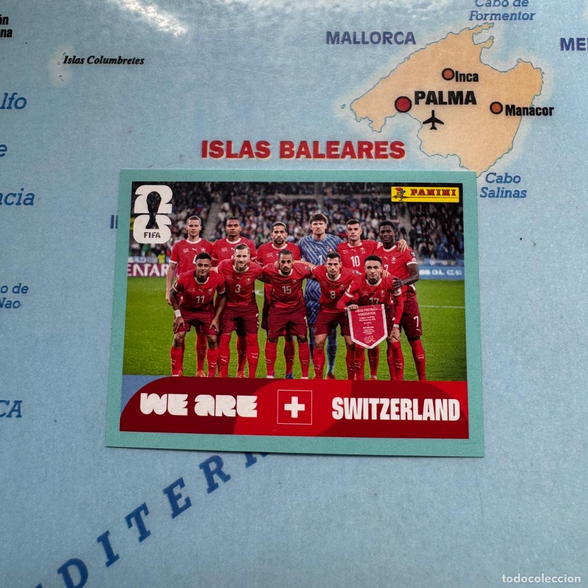 Cromos de Futebol: Suiza numero 13 cromo panini Mundial Fifa World Cup 2026