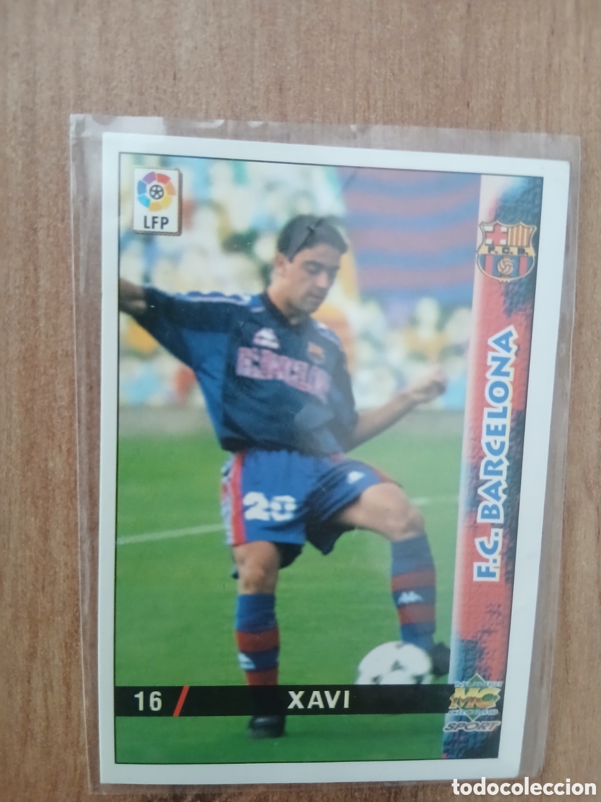 Figurine di Calcio: Mundicromo fichas liga 1998 1999 98 99 Xavi rookie n&deg; 16 Barcelona