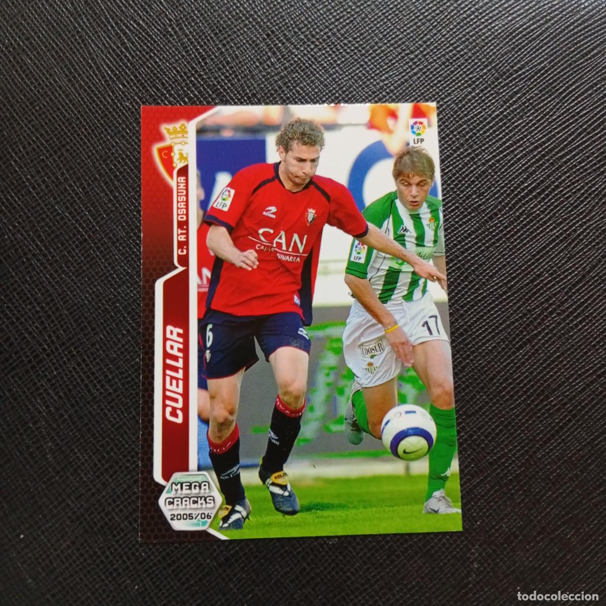 Cromos de f&uacute;tbol: 241 CUELLAR OSASUNA PANINI MEGACRACKS 05 06 CROMO FUTBOL 2005 2006 - A213 PG253