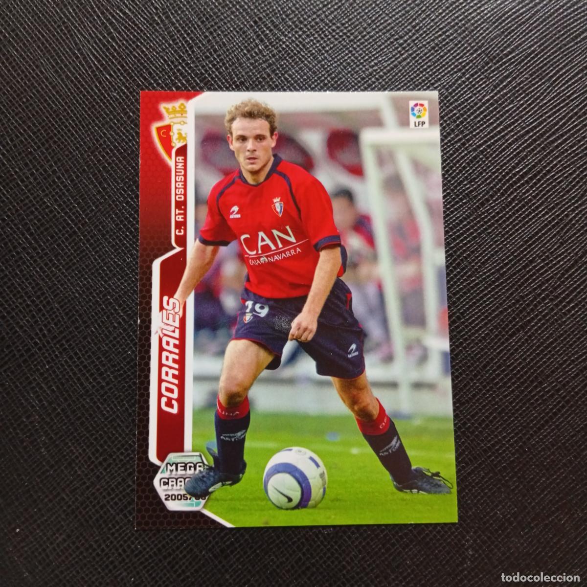 Cromos de f&uacute;tbol: 242 CORRALES OSASUNA PANINI MEGACRACKS 05 06 CROMO FUTBOL 2005 2006 - A213 PG253