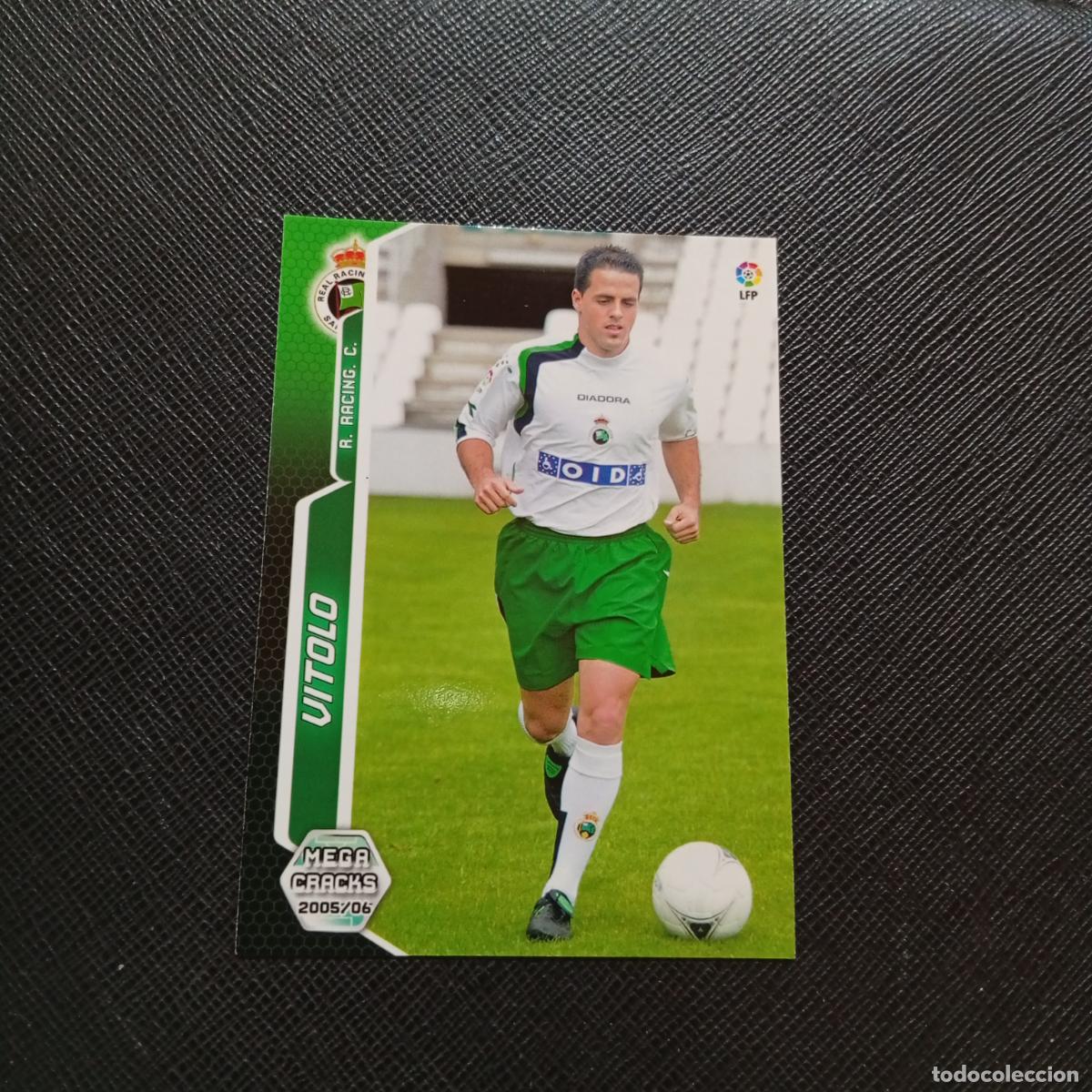 Cromos de f&uacute;tbol: 262 VITOLO RACING SANTANDER PANINI MEGACRACKS 05 06 CROMO FUTBOL 2005 2006 - A213 PG280