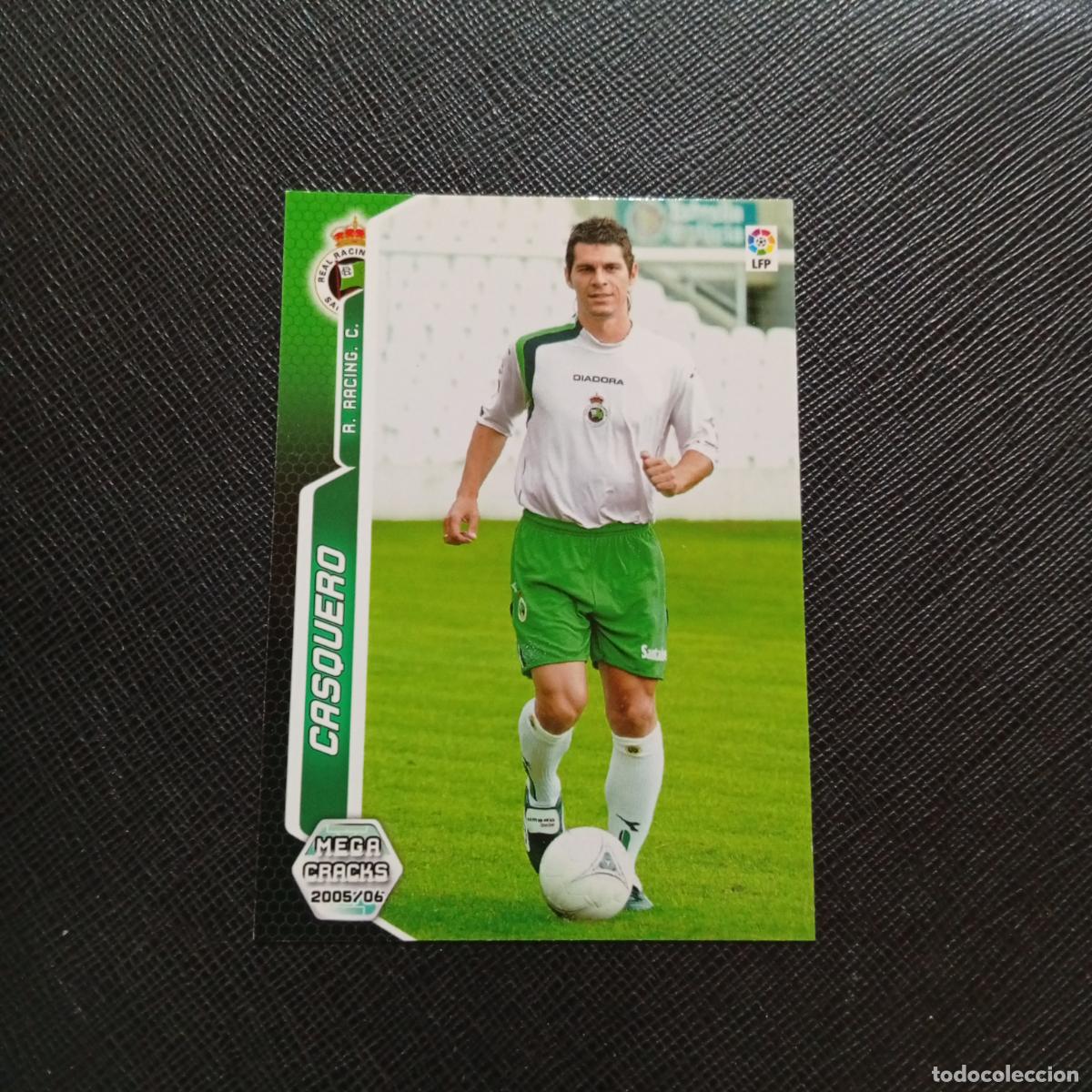 Cromos de f&uacute;tbol: 263 CASQUERO RACING SANTANDER PANINI MEGACRACKS 05 06 CROMO FUTBOL 2005 2006 - A213 PG280