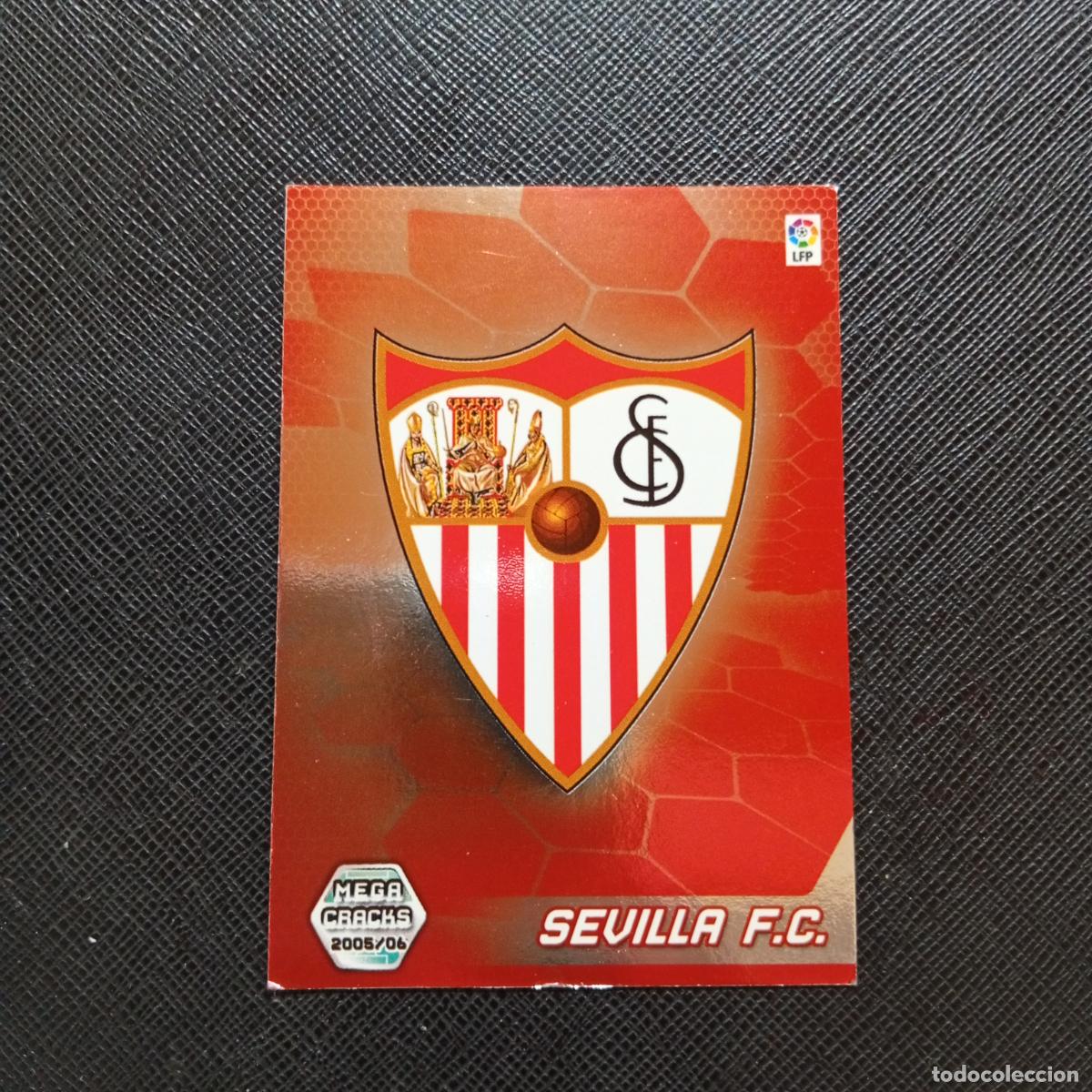 Cromos de f&uacute;tbol: 271 ESCUDO SEVILLA PANINI MEGACRACKS 05 06 CROMO FUTBOL 2005 2006 - A213 PG289
