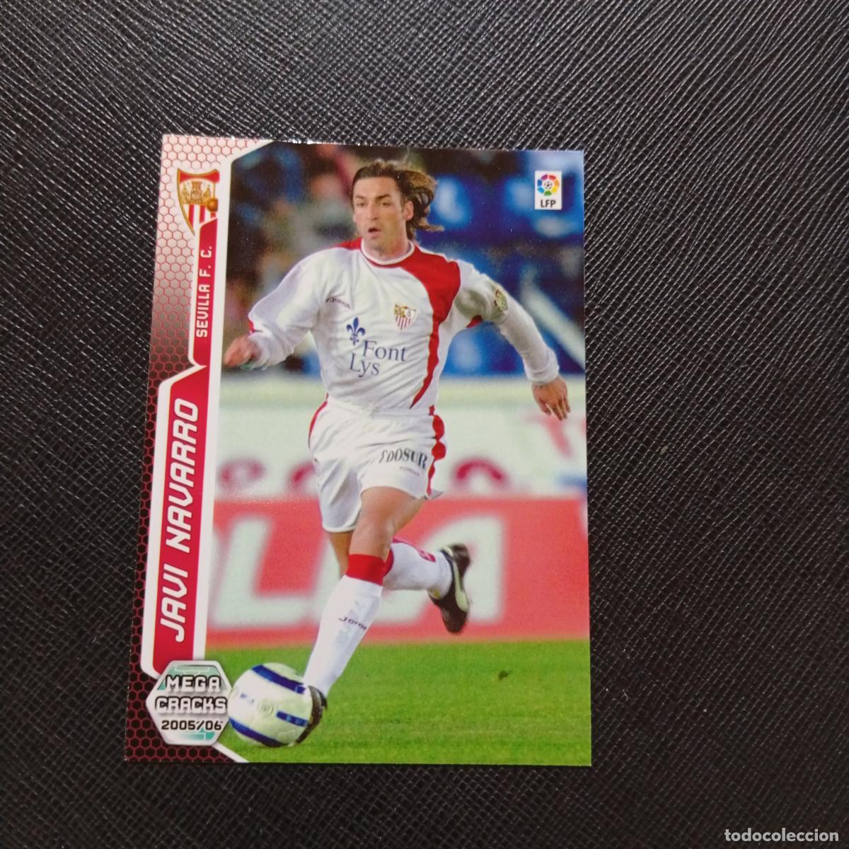 Cromos de f&uacute;tbol: 275 JAVI NAVARRO SEVILLA PANINI MEGACRACKS 05 06 CROMO FUTBOL 2005 2006 - A213 PG289