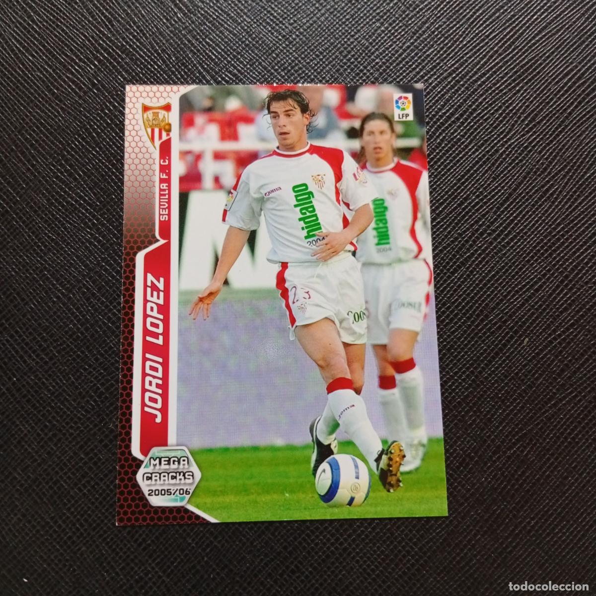 Cromos de f&uacute;tbol: 282 JORDI LOPEZ SEVILLA PANINI MEGACRACKS 05 06 CROMO FUTBOL 2005 2006 - A213 PG298