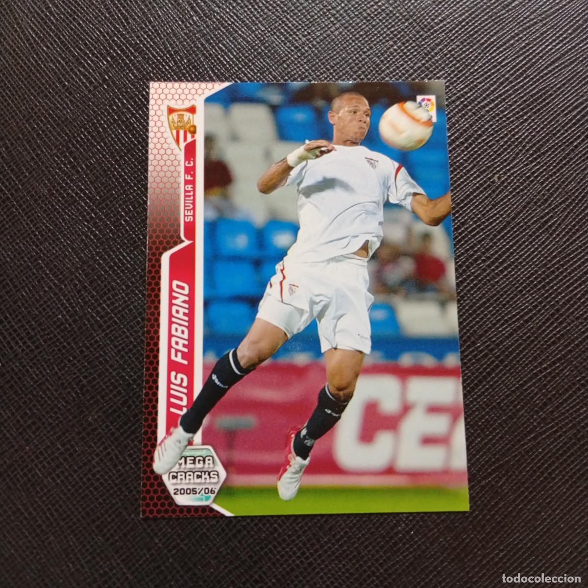 Figurine di Calcio: 286 BIS LUIS FABIANO SEVILLA PANINI MEGACRACKS 05 06 CROMO FUTBOL 2005 2006 - A213 PG298