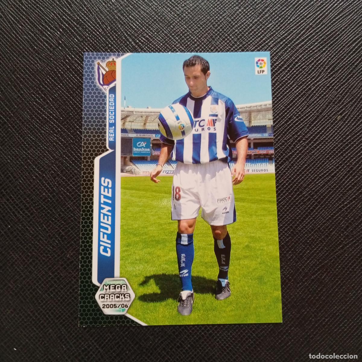 Cromos de f&uacute;tbol: 292 CIFUENTES REAL SOCIEDAD PANINI MEGACRACKS 05 06 CROMO FUTBOL 2005 2006 - A213 PG307 ERROR