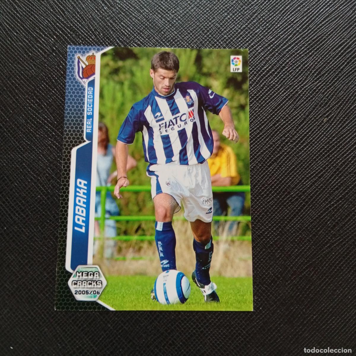 Cromos de f&uacute;tbol: 294 LABAKA REAL SOCIEDAD PANINI MEGACRACKS 05 06 CROMO FUTBOL 2005 2006 - A213 PG307