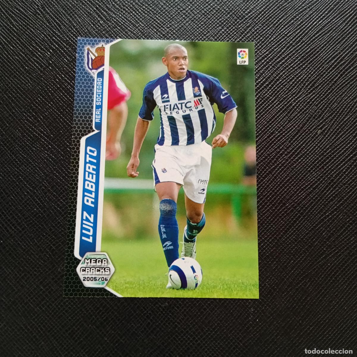 Cromos de f&uacute;tbol: 295 LUIZ ALBERTO REAL SOCIEDAD PANINI MEGACRACKS 05 06 CROMO FUTBOL 2005 2006 - A213 PG307