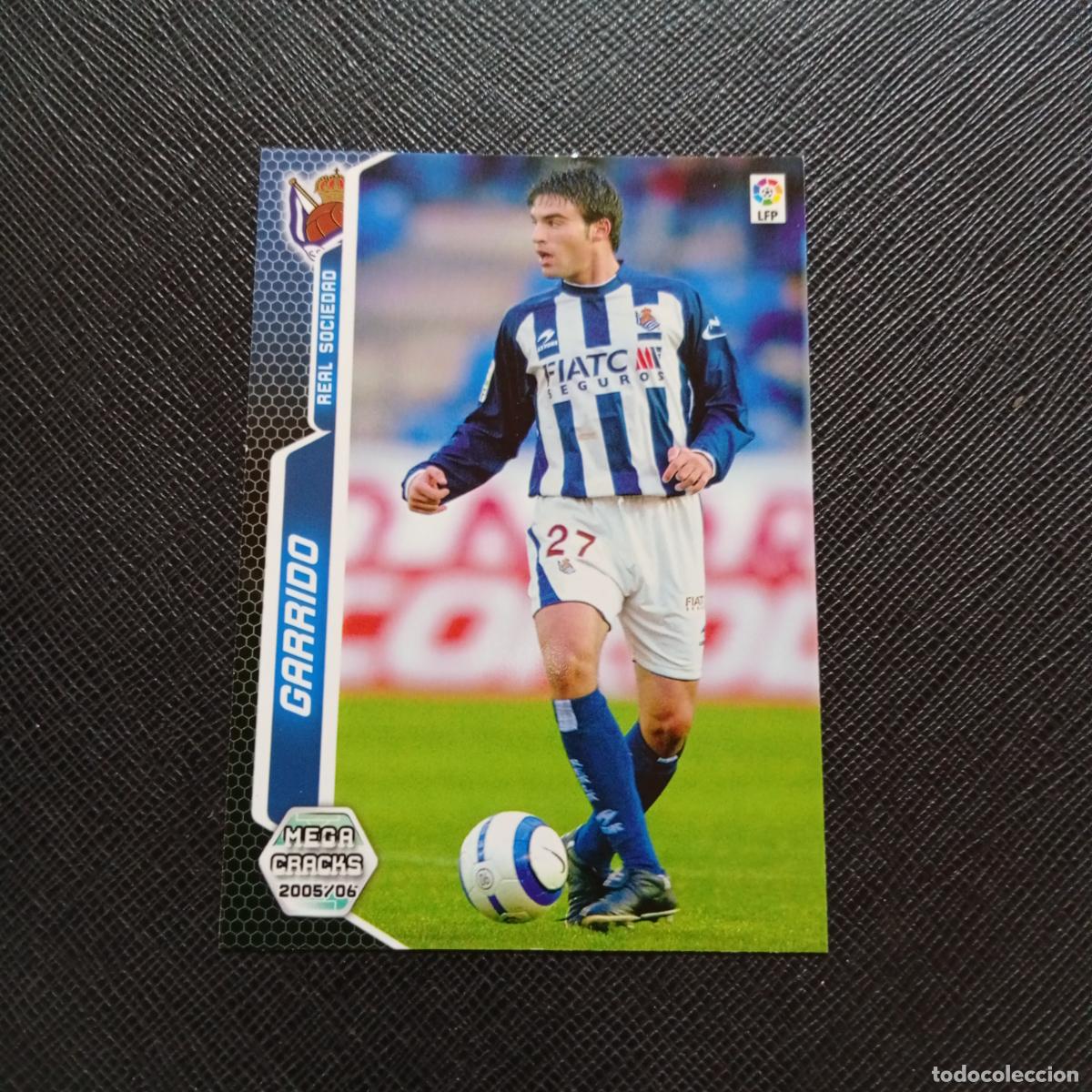 Figurine di Calcio: 296 GARRIDO REAL SOCIEDAD PANINI MEGACRACKS 05 06 CROMO FUTBOL 2005 2006 - A213 PG316