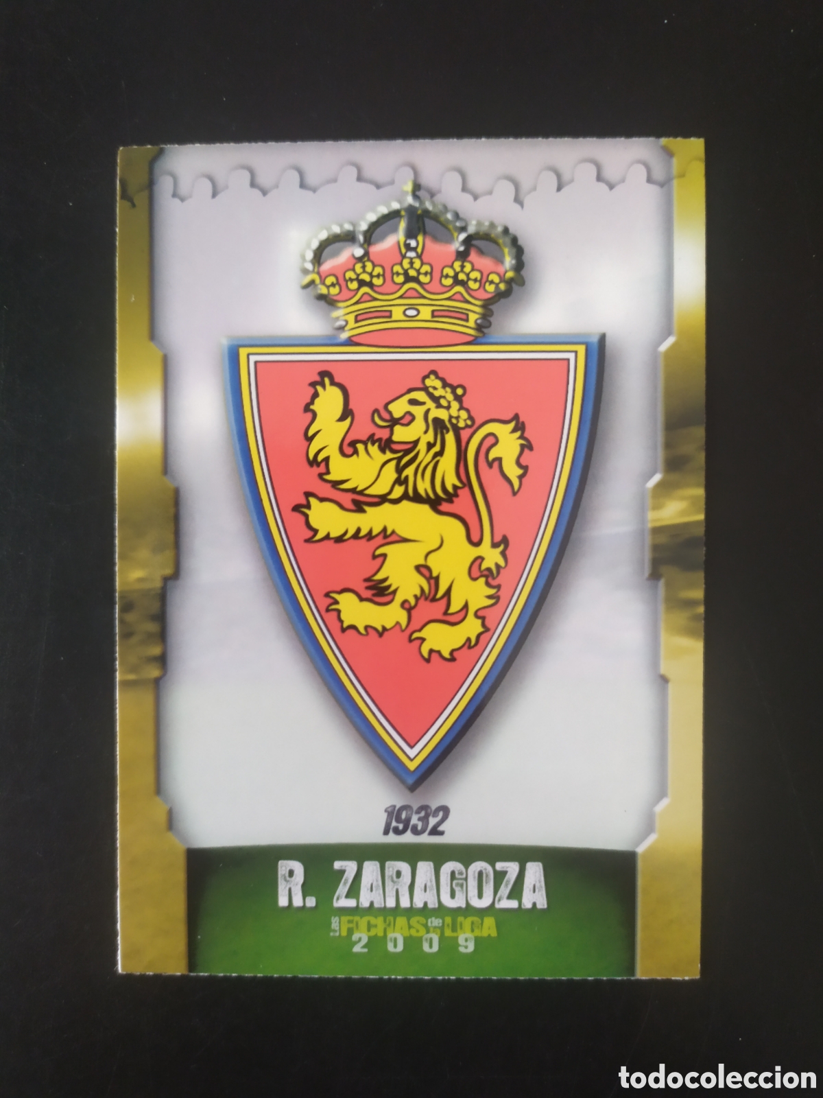 Cromos de Futebol: Mundicromo fichas Liga 2008 2009 08 09 escudo n&deg; 550 Real Zaragoza