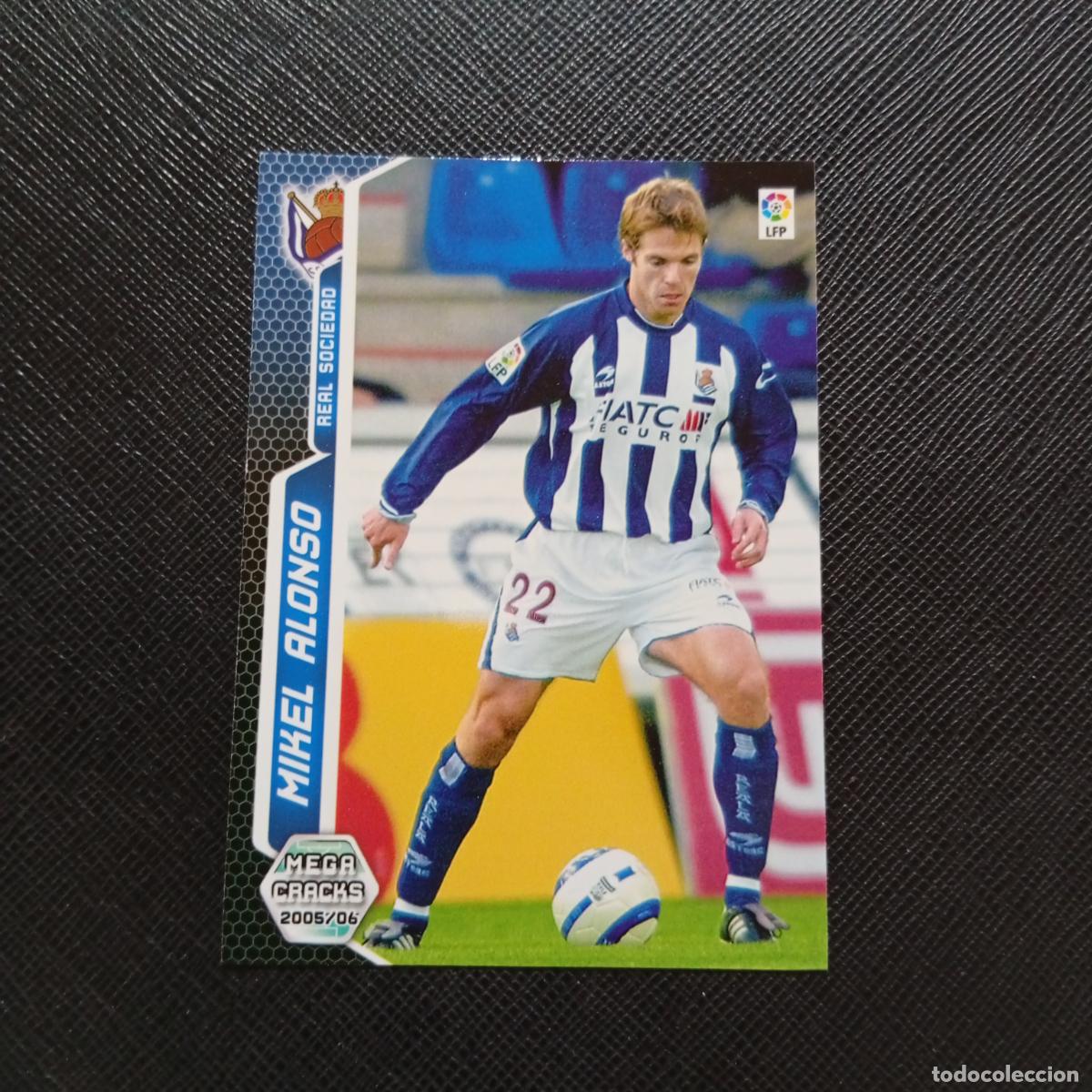 Cromos de f&uacute;tbol: 298 MIKEL ALONSO REAL SOCIEDAD PANINI MEGACRACKS 05 06 CROMO FUTBOL 2005 2006 - A213 PG316