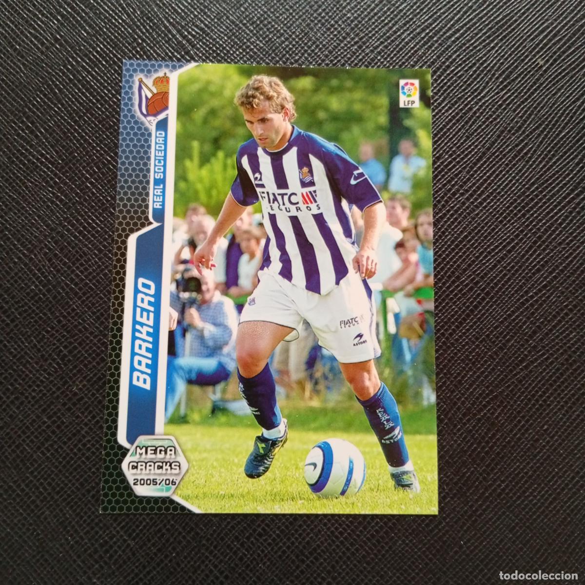 Cromos de Futebol: 299 BARKERO REAL SOCIEDAD PANINI MEGACRACKS 05 06 CROMO FUTBOL 2005 2006 - A213 PG316