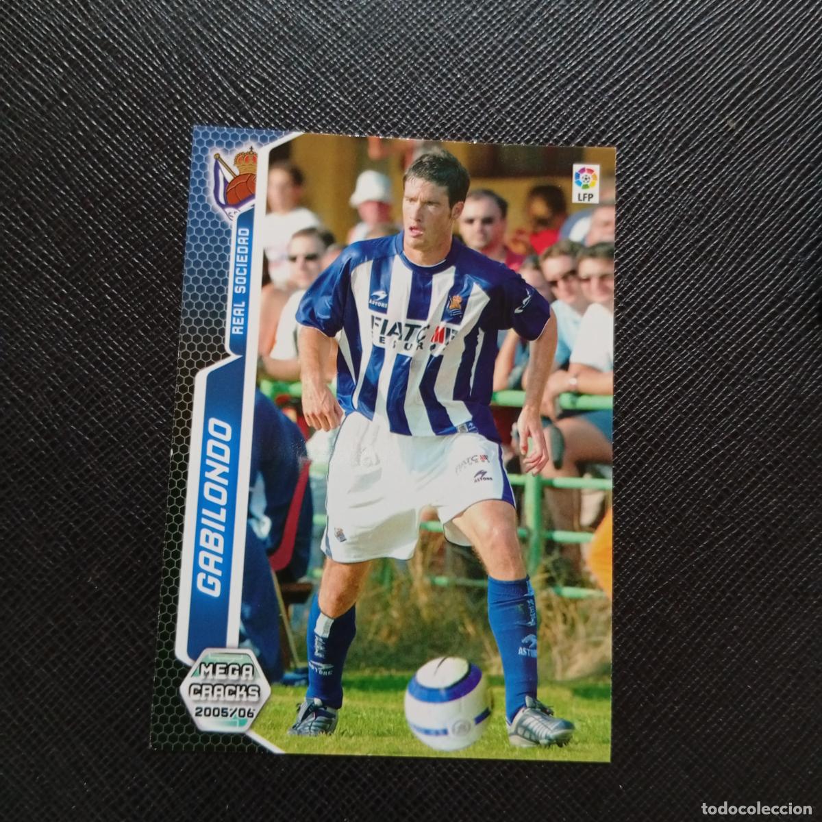 Cromos de Futebol: 302 GABILONDO REAL SOCIEDAD PANINI MEGACRACKS 05 06 CROMO FUTBOL 2005 2006 - A213 PG316