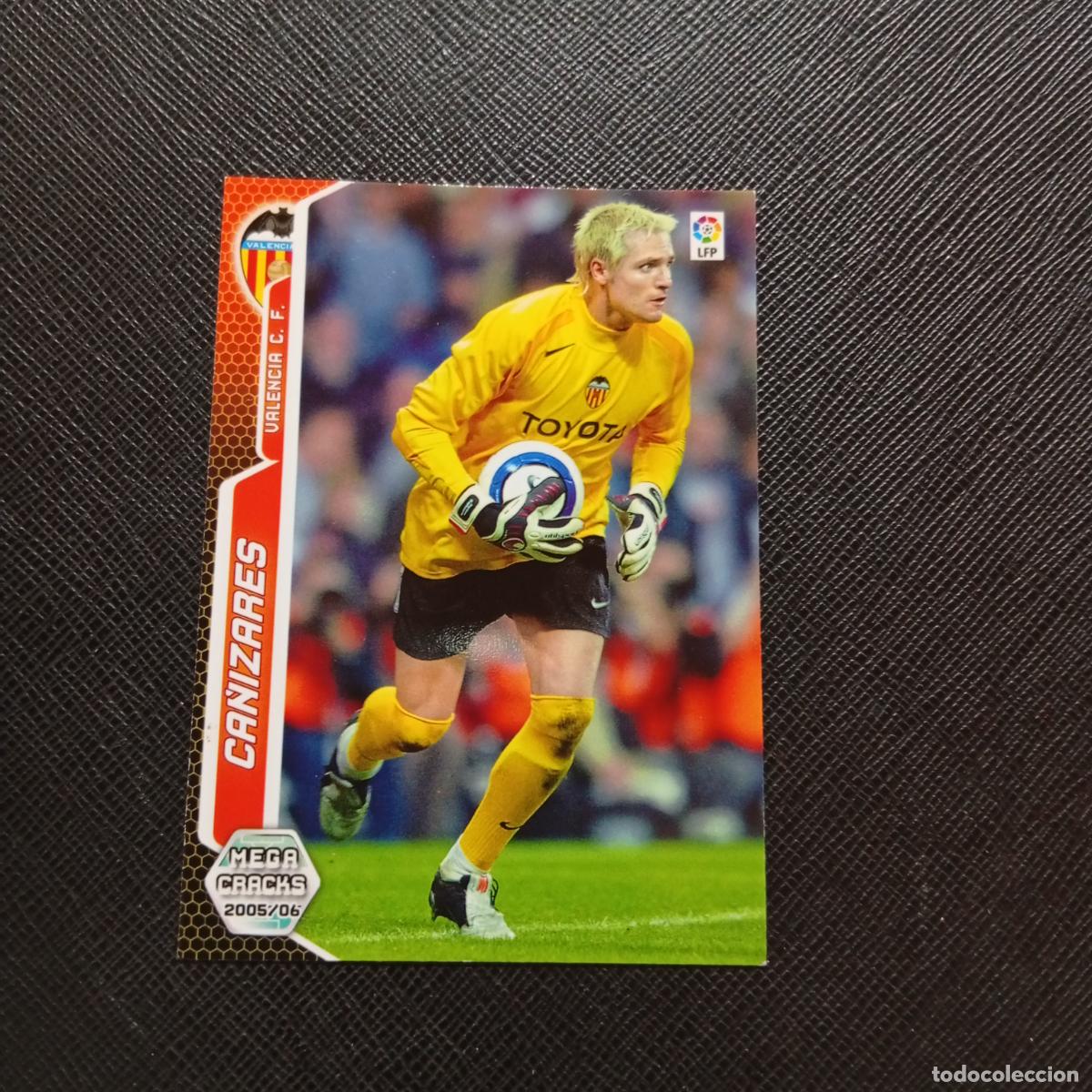 Cromos de f&uacute;tbol: 308 CA&Ntilde;IZARES VALENCIA PANINI MEGACRACKS 05 06 CROMO FUTBOL 2005 2006 - A213 PG325