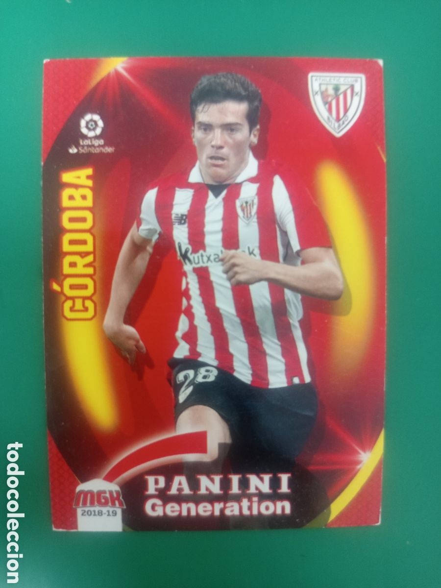 Cromos de f&uacute;tbol: ❇️ CROMO ⚽ C&Oacute;RDOBA ATHLETIC DE BILBAO PANINI GENERATION MEGACRACKS MGKS 18 19 2018 2019 PANINI ❇️