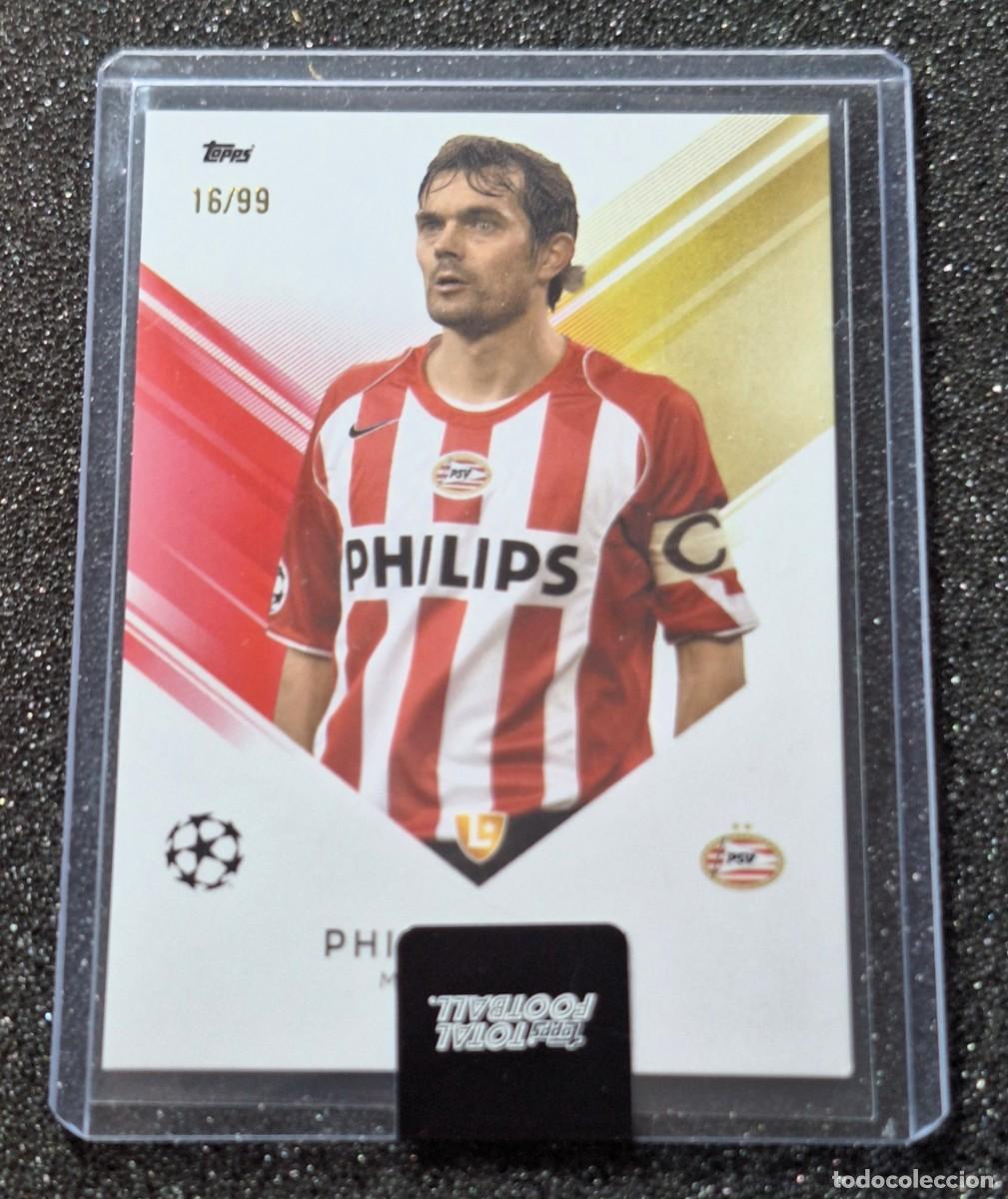 Cromos de f&uacute;tbol: Phillip Cocu PSV Eindhoven Topps Total Football 16/99