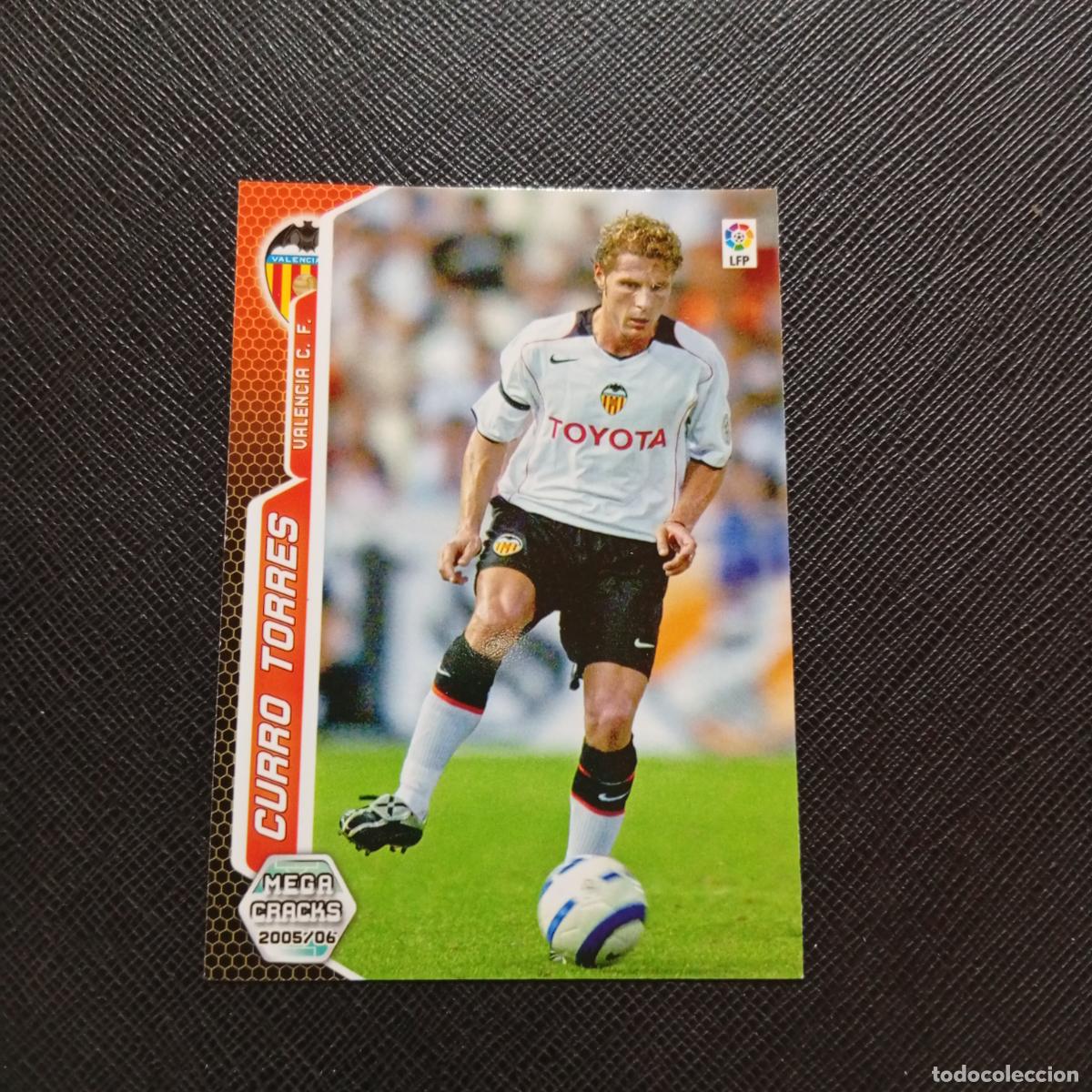 Cromos de f&uacute;tbol: 310 CURRO TORRES VALENCIA PANINI MEGACRACKS 05 06 CROMO FUTBOL 2005 2006 - A213 PG325