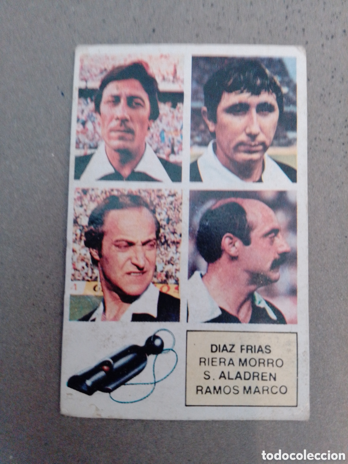 Cromos de f&uacute;tbol: ARBITROS LIGA ESTE 1982-83 DESPEGADOS