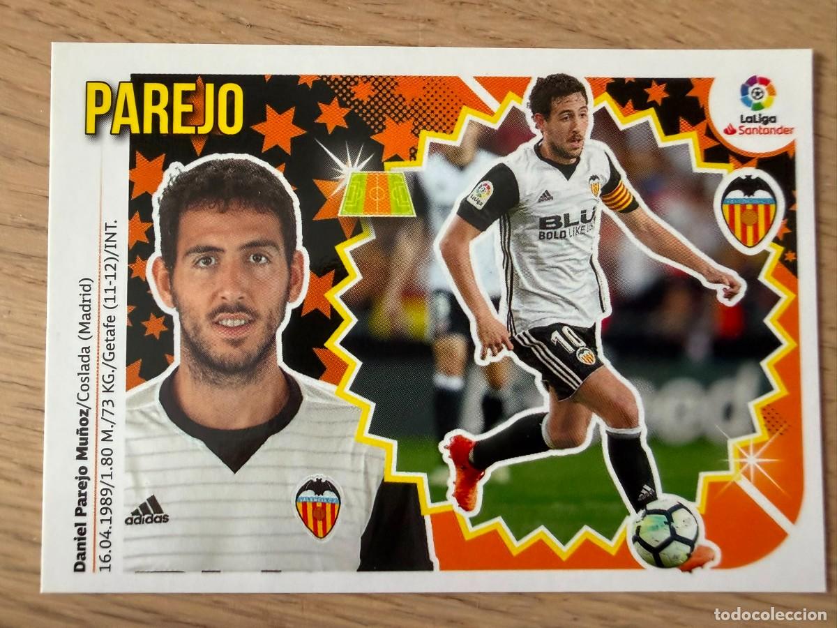 Football Stickers: 9 PAREJO VALENCIA 18 19 2018 2019 LIGA SANTANDER COLECCIONES ESTE SIN PEGAR STICKER