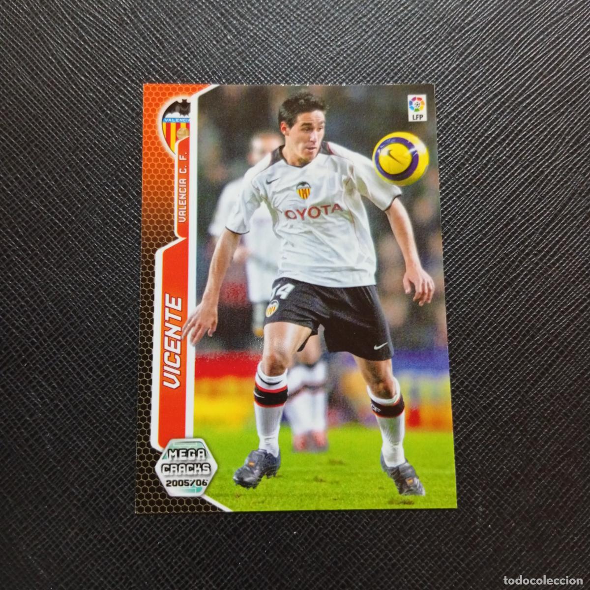 Cromos de f&uacute;tbol: 321 VICENTE VALENCIA PANINI MEGACRACKS 05 06 CROMO FUTBOL 2005 2006 - A213 PG343