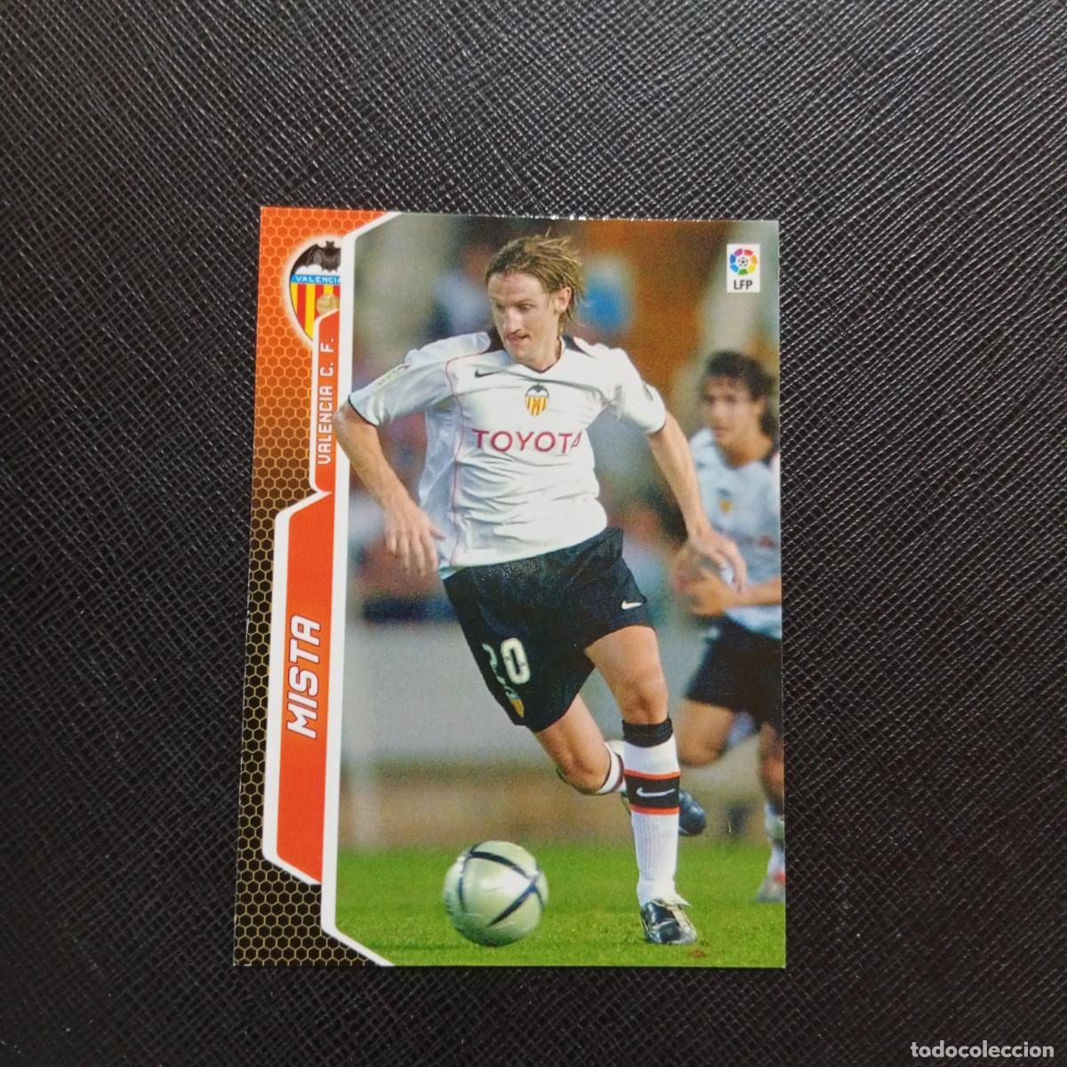 Cromos de f&uacute;tbol: 323 MISTA VALENCIA PANINI MEGACRACKS 05 06 CROMO FUTBOL 2005 2006 - A213 PG343 ERROR