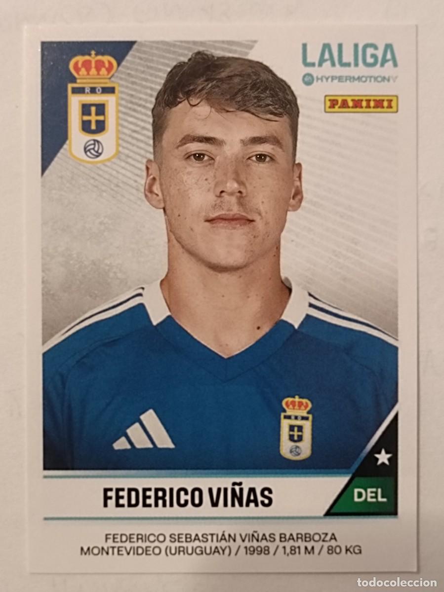 Cromos de f&uacute;tbol: #342 FEDERICO VI&Ntilde;AS (REAL OVIEDO) LIGA HYPERMOTION 24/25 PANINI