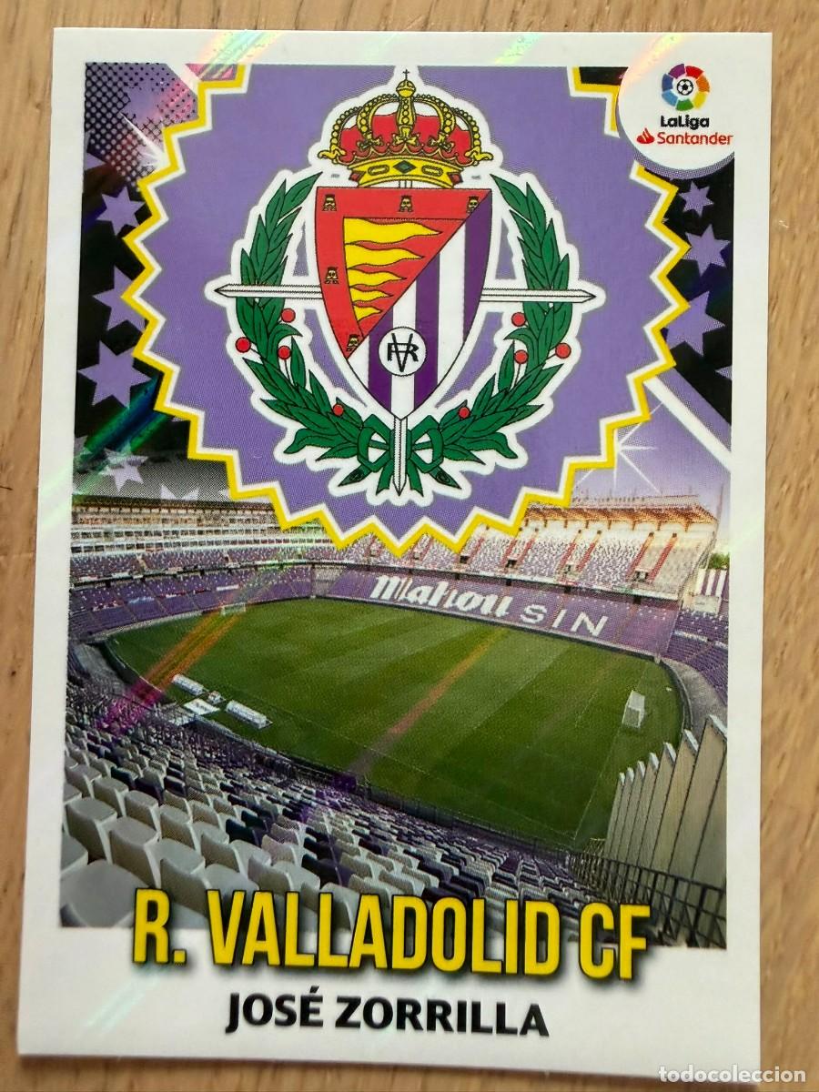 Cromos de f&uacute;tbol: 37 ESCUDO VALLADOLID 18 19 2018 2019 LIGA SANTANDER COLECCIONES ESTE SIN PEGAR STICKER