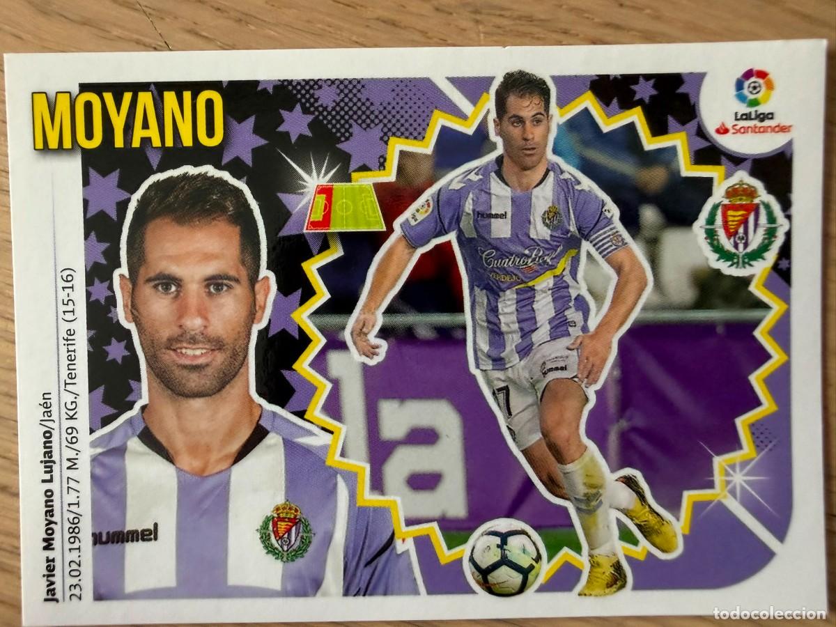 Cromos de f&uacute;tbol: 3 MOYANO VALLADOLID 18 19 2018 2019 LIGA SANTANDER COLECCIONES ESTE SIN PEGAR STICKER