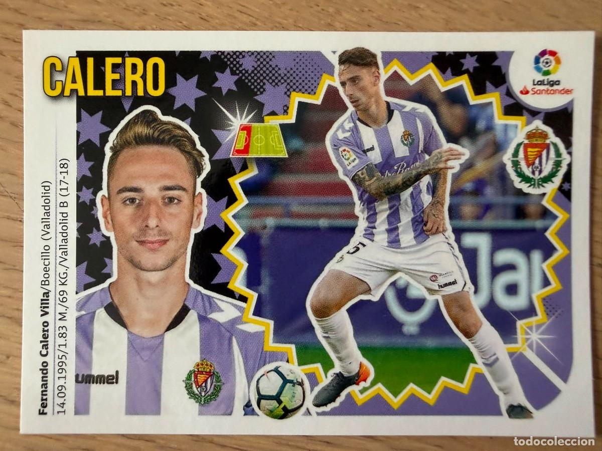 Cromos de f&uacute;tbol: 5 CALERO VALLADOLID 18 19 2018 2019 LIGA SANTANDER COLECCIONES ESTE SIN PEGAR STICKER