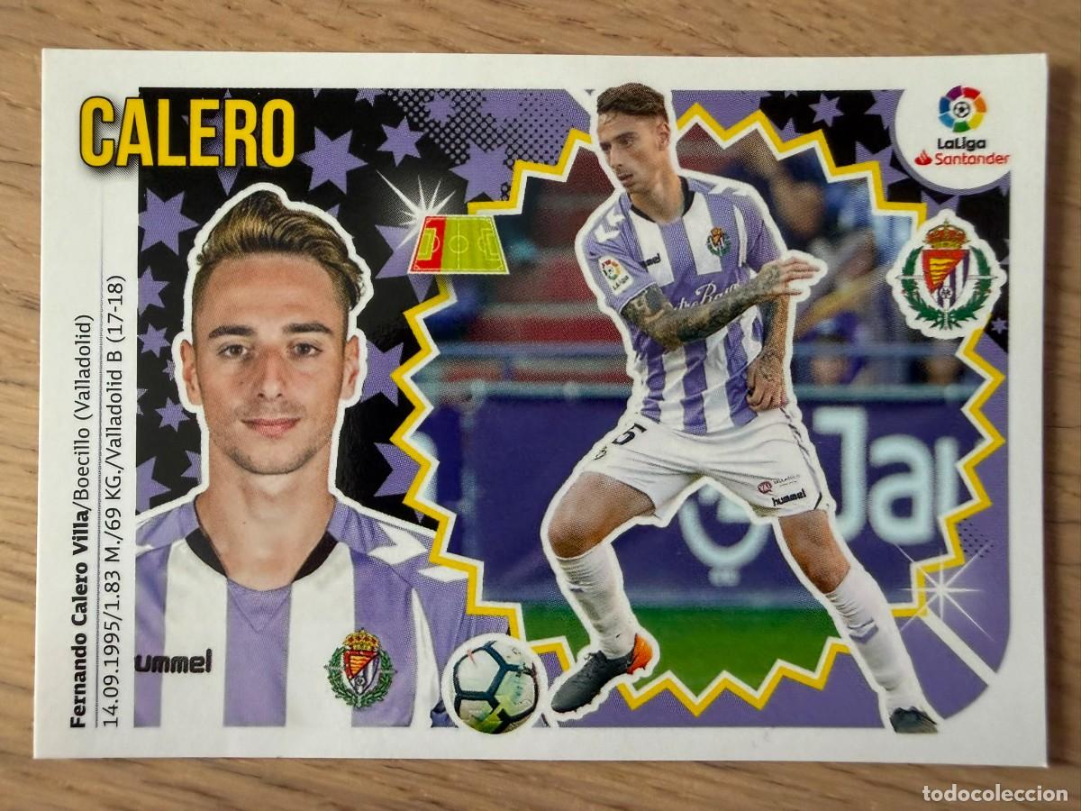 Cromos de f&uacute;tbol: 5 CALERO VALLADOLID 18 19 2018 2019 LIGA SANTANDER COLECCIONES ESTE SIN PEGAR STICKER