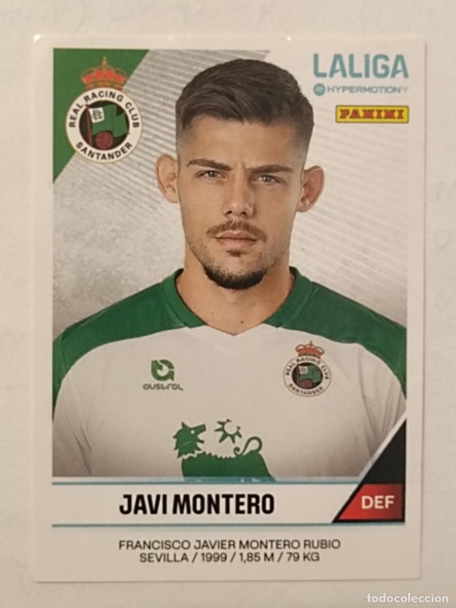 Cromos de f&uacute;tbol: #352 JAVI MONTERO (RACING SANTANDER) LIGA HYPERMOTION 24/25 PANINI