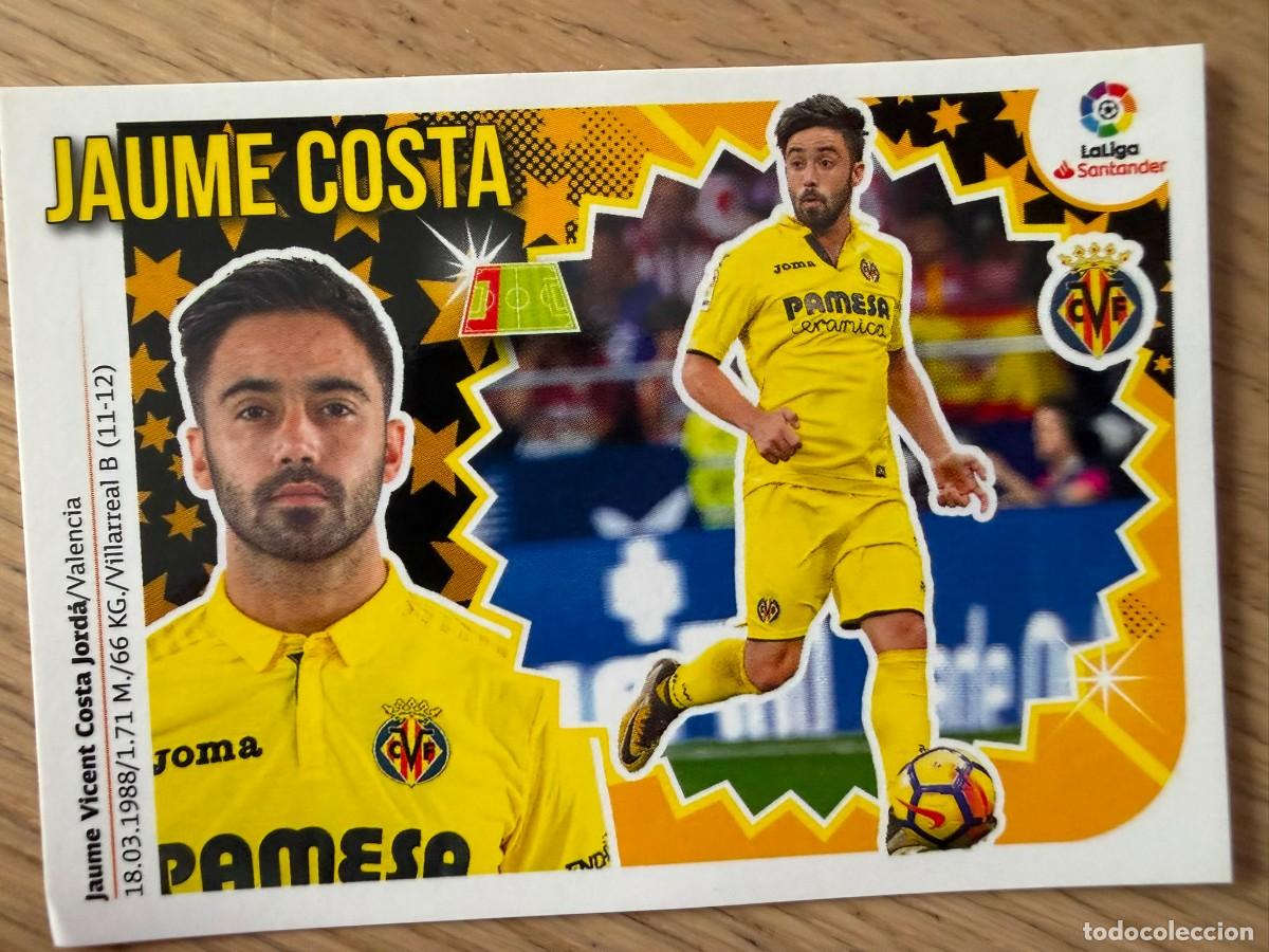Football Stickers: 7 JAUME COSTA VILLARREAL 18 19 2018 2019 LIGA SANTANDER COLECCIONES ESTE SIN PEGAR STICKER