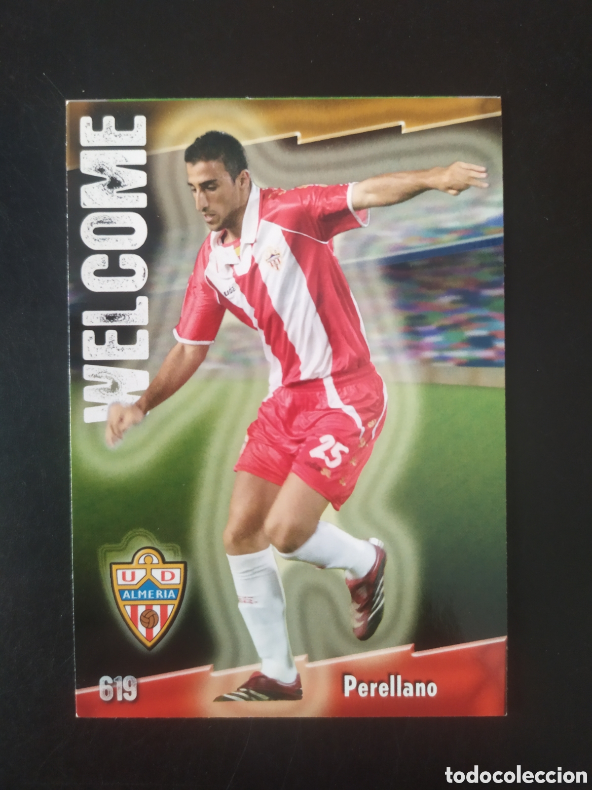 Football Stickers: Mundicromo fichas Liga 2008 2009 08 09 Perellano welcome mate n&deg; 619 Almer&iacute;a